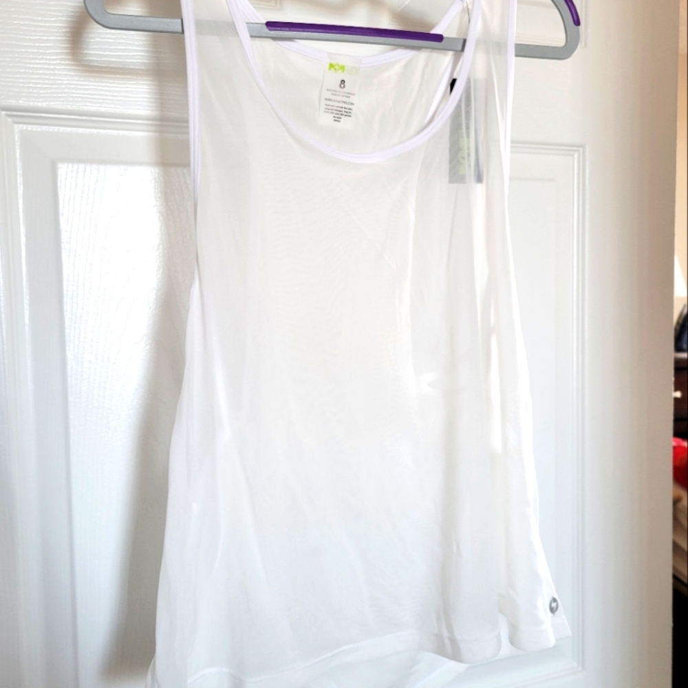 Popflex Your Majesty's Muscle Tank in Snow